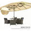 Extra Large Outdoor Umbrella,Rectangle Patio Umbrella,With Fringe And Crank Handle-126454282