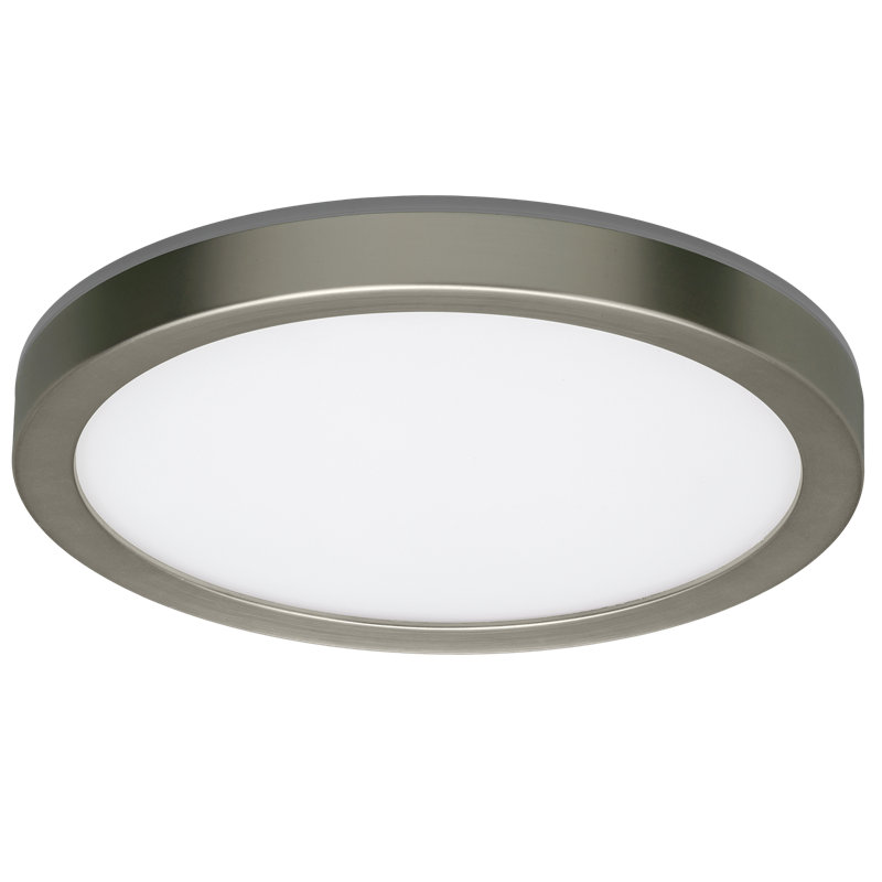 7.5" TwistFit Ceiling Light with Nightlight, Brushed Nickel