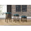 Tabouret pivotant et court en bois massif Hassanah-160697596-177031204