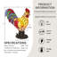 Lampe de table Rooster Shade