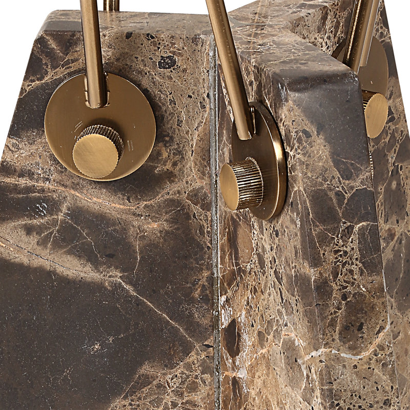 Table d'appoint en marbre Trevaris