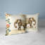 Housse et insert de coussin intérieur / extérieur en polyester Elephant's Floral Fantasy-1756388310