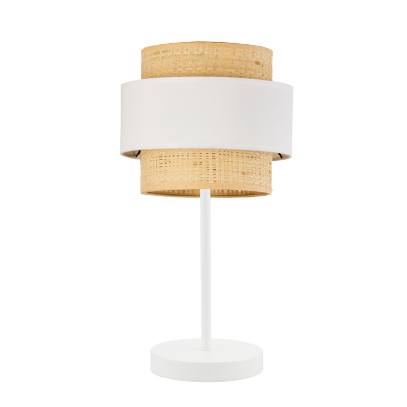 Sherell Metal Table Lamp, White
