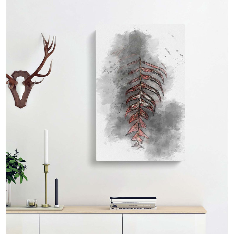 Leaf In The Light In Abstract - Wrapped Canvas, 50cm H x 35cm W x 3cm D