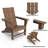 Bruce HDPE Folding Adirondack Chair-1180659097
