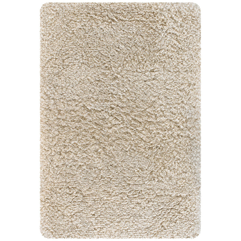 Leavitt Authentic Hand-Woven Neutral Wool Area Rug, Rectangle 7'9" x 10'6"