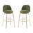 Upholstered Bar Stool Set of 2