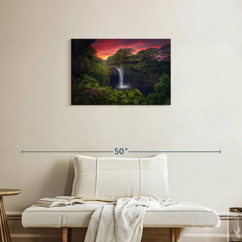Alvord Rainbow Falls à Hilo, H 20 po x l 30 po