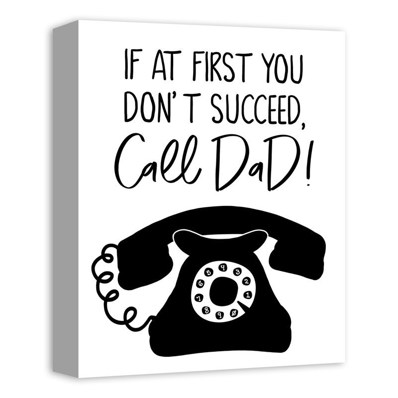 Call Dad - reproduction sur toile sans cadre