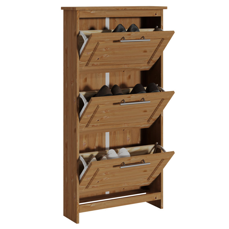 9 Pair Solid Wood Accent, Brown