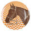 Equus Melamine Dinner Plate