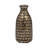 Decorative Glass Vase Glam Mosaic Style Accent Piece Glamorous Handcrafted Glass Vessel with Textured Detailing and Bold Artisanal Charm for Statement Decor in Contemporary and Glam-Inspired Spaces-506584979-506584978