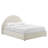 Resort Performance Velvet Arched Round Platform Bed-101181363-101181366