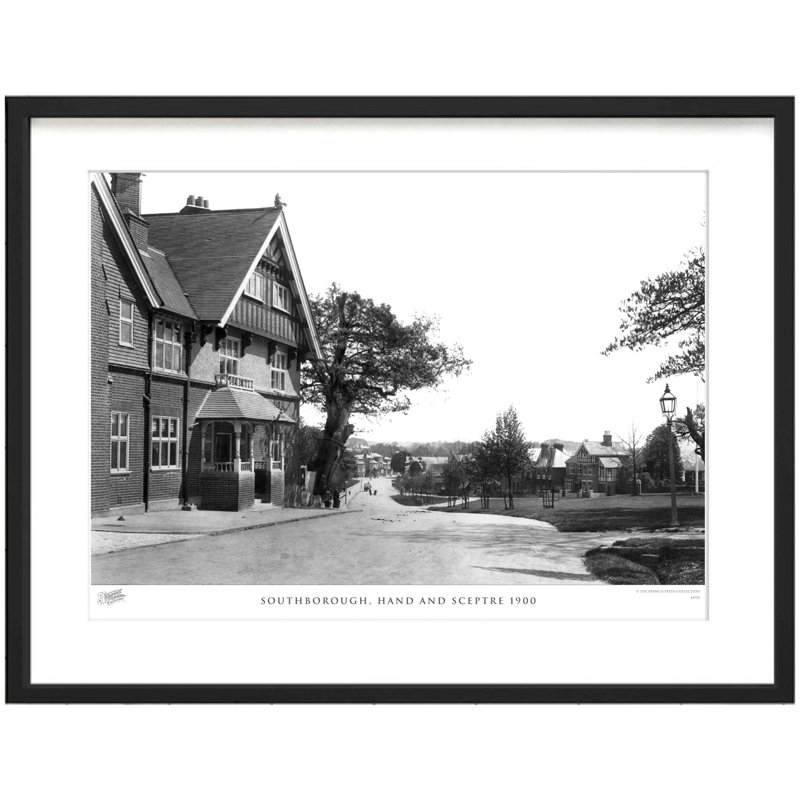 Southborough, Hand And Sceptre 1900 by Francis Frith - Single Picture Frame Print, 40cm H x 50cm W x 2.3cm D