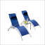 Ensemble de 3 chaises longues pour piscine