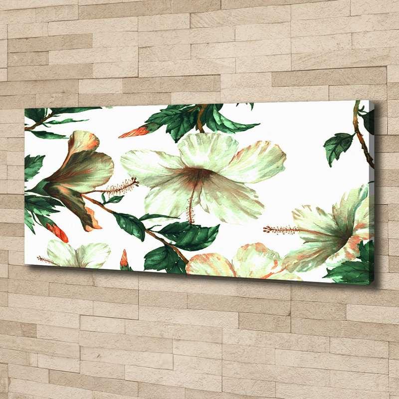 Hibiscus Flowers - Wrapped Canvas Print