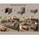 Tomario 85" Upholstered 3 - Seater Modular Sofa With Storage Ottoman