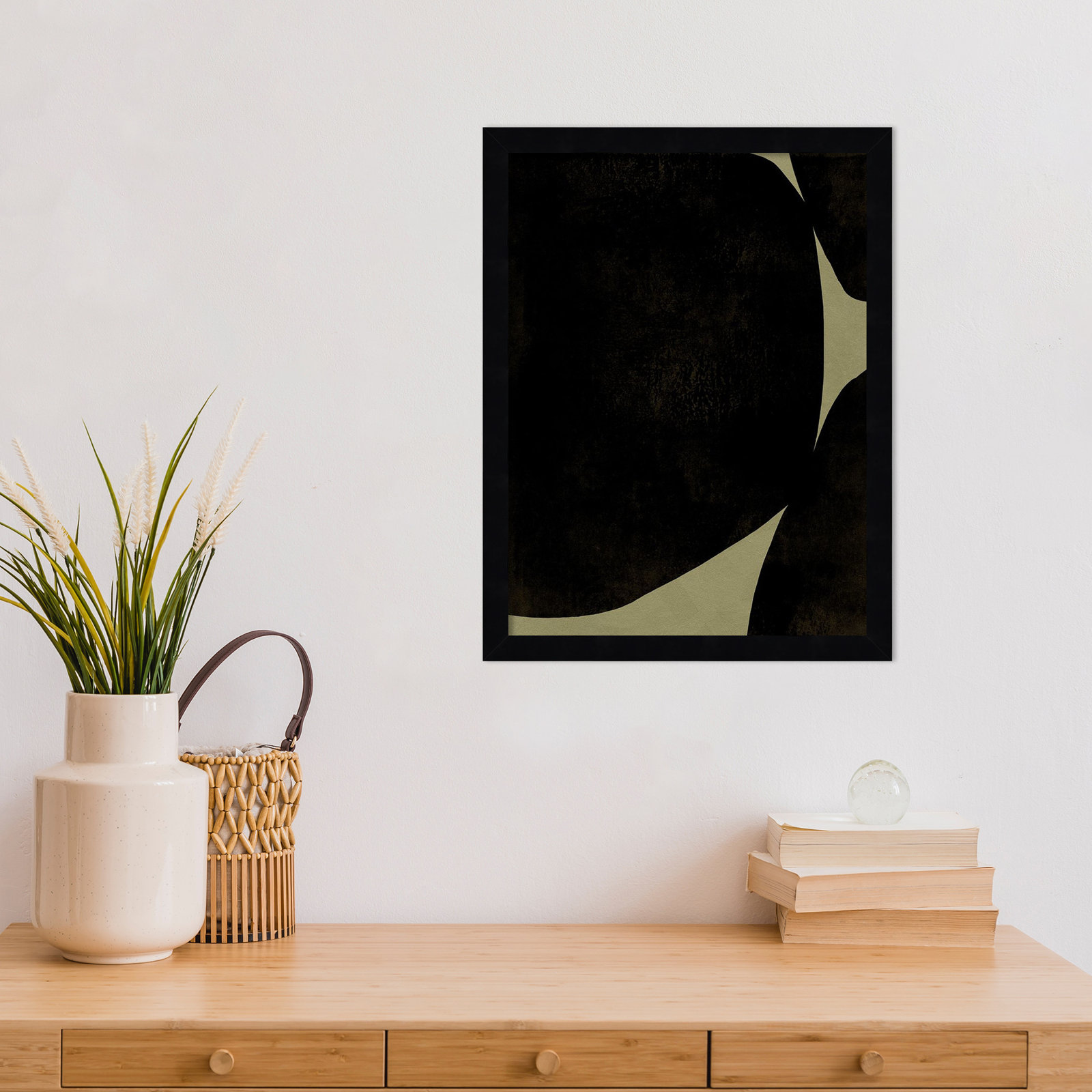 Heirloom Orbs I Print by Jacob Green, Black, 17" H x 13" W x 1" D