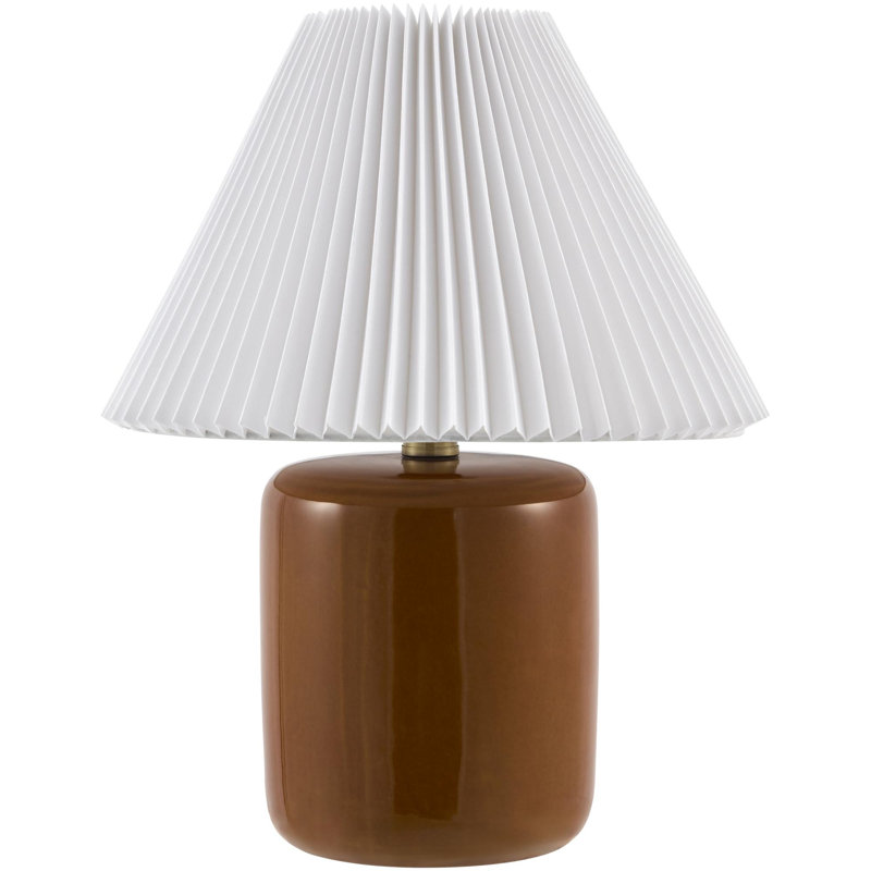 Allyannah Table Lamp, Dark Red