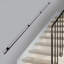 155" Wall Support Industrial Loft Pipe Handrail For Stairs