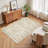 Washable Rug, Distressed Persian Rugs for Living Room, Stain resistant Abstract Area Rugs(Beige, )-1036795930-1036917120