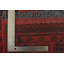 Tapis rouge nouvel âge en laine 5 pi 1 po x 6 pi 7 po Moniya