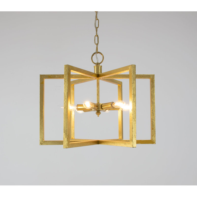 Aron 6 - Light Chandelier, Gold