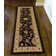 Tapis noir / beige Weisgerber
