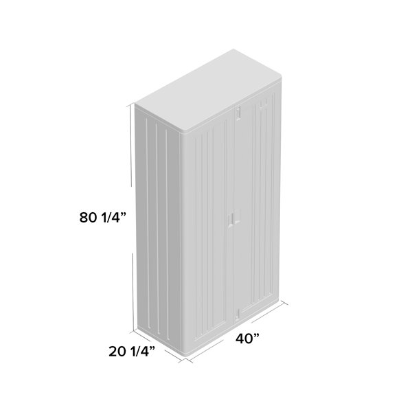 Little Giant Storage Cabinet: 48 Wide, 26 Deep, 78 High MPN:SSLLP2448LPD