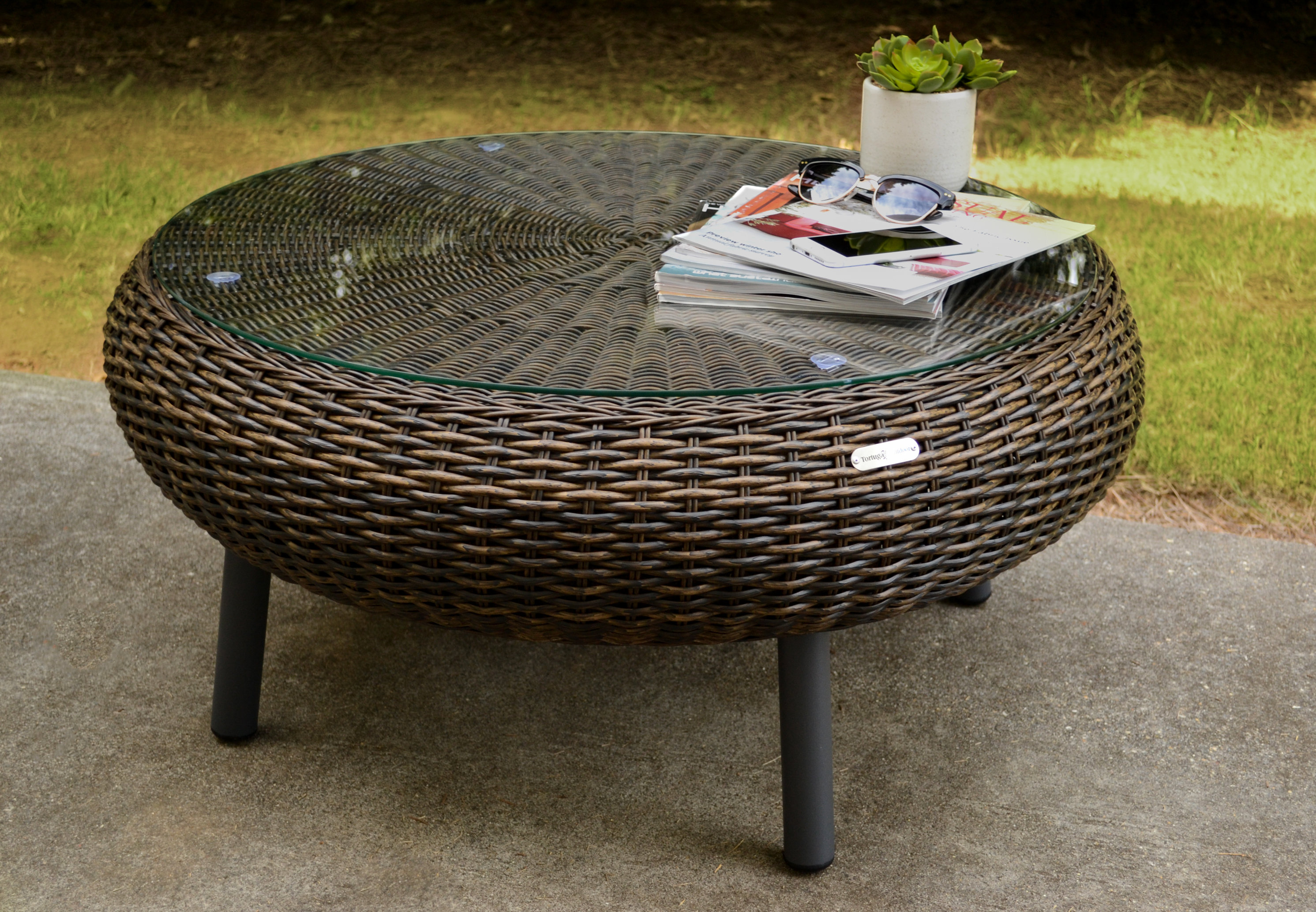 Tortuga Outdoor Outdoor Wicker Coffee Table & Reviews | Wayfair
