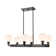 6 - Light Dimmable Linear Chandelier