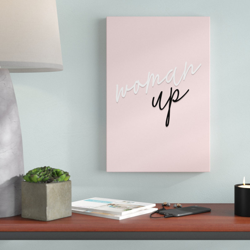 GRL PWR VI by Anna Hambly - Typography Print, 46cm H x 30cm W, Wrapped Canvas