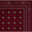 Dubai area rug Machine Woven Rectangle Red-93557178