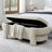 Chenille Upholstered Bench With Large Storage Space For The Living Room, Entryway And Bedroom, (51.5''X20.5''X17'')-1287136985