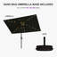 Parasol de table rectangulaire 5 'x 8'-507739095