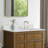 36" Engineered Stone Bathroom Vanity Top With Rectangular Undermount Sink, 4" Backsplash