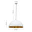 Onorio 1 - Light Gold Pendant