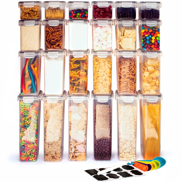 JoyJolt 24 Piece Glass Storage Container Set - Food Containers with  Leakproof Lid - Meal Prep Jars