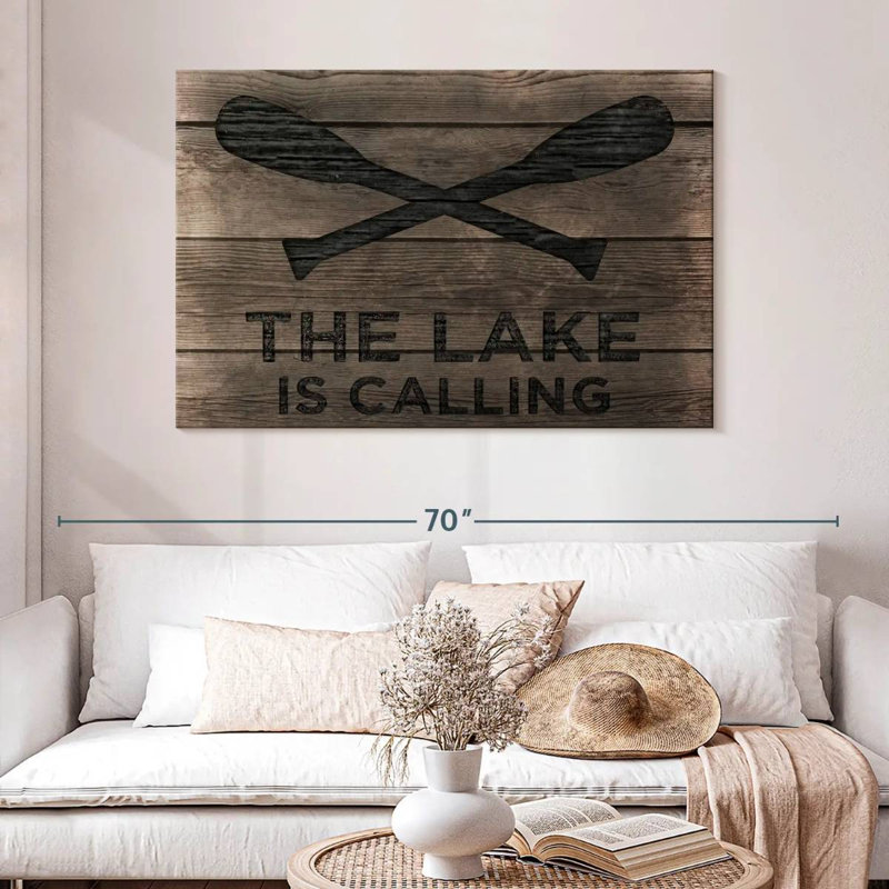 Senne Lake Is Calling, 32" H x 48" W