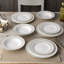 Service de table 12 pièces, service pour 4 Noritake Montvale Platinum