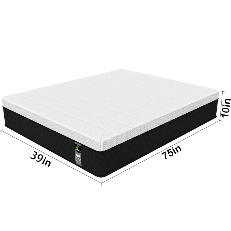 Matelas hybride moyen 10 po, Simple