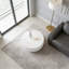 Table basse en cuir fritté clair-1209291398-1209291397