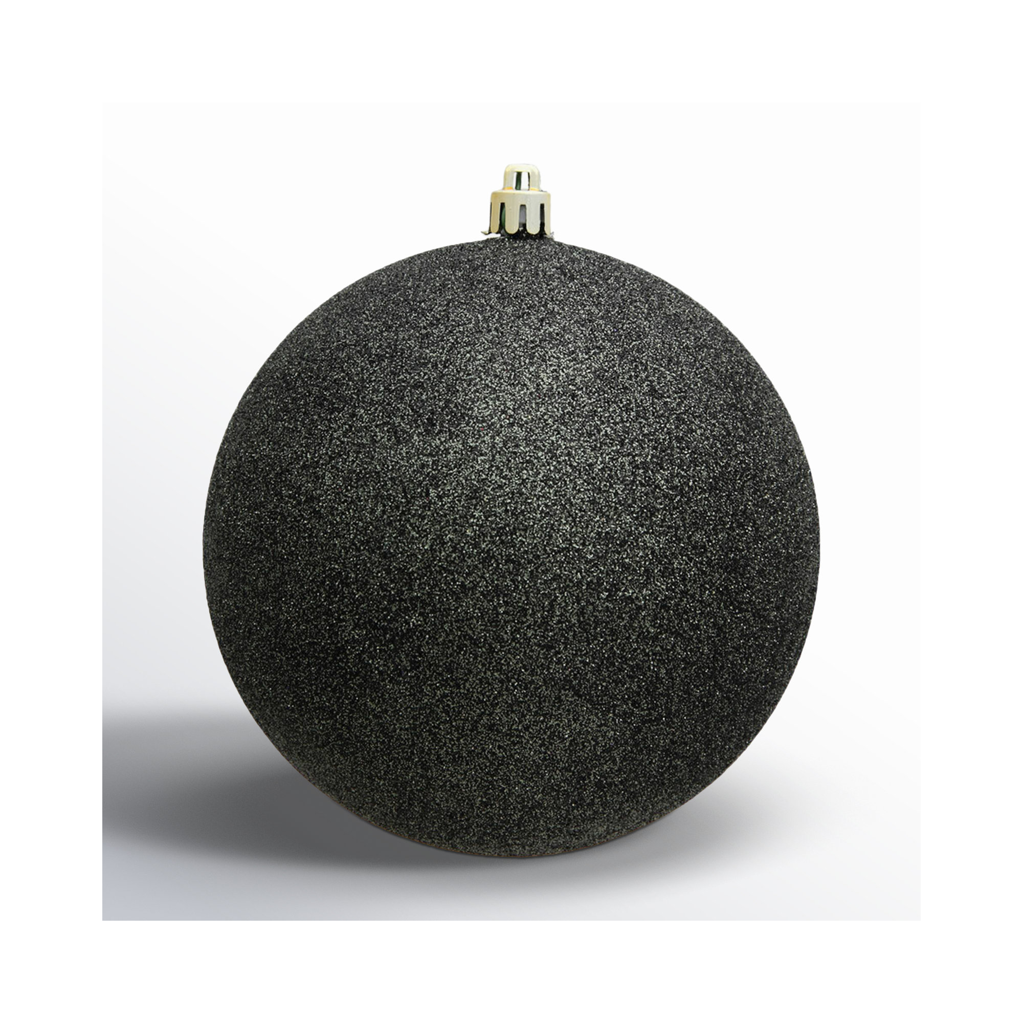 Holiday Décor Ball Ornament, 2.75", Black