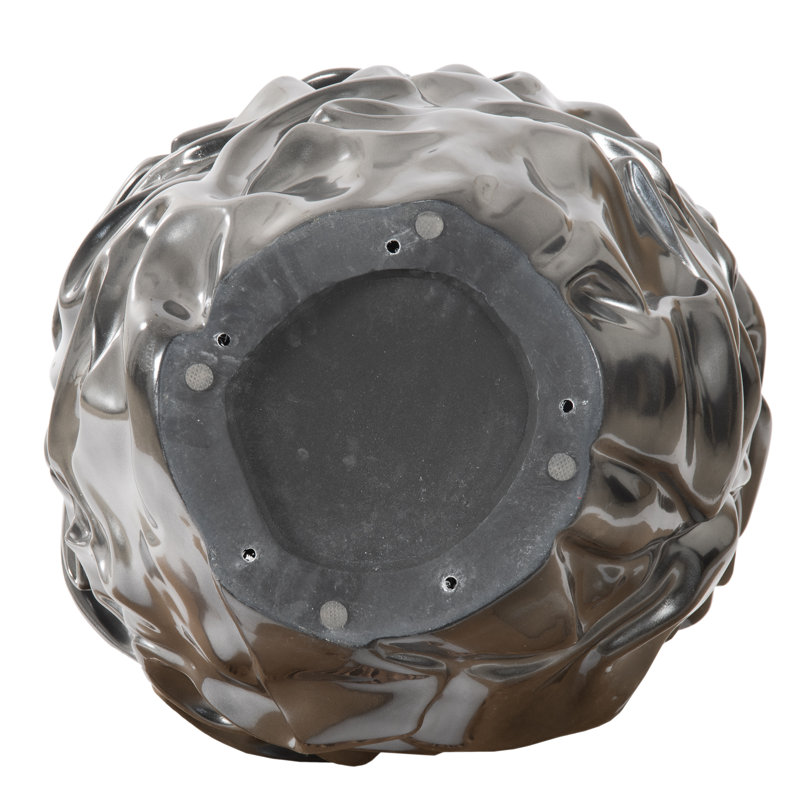 Drape Planter Gel Coat, Liquid Silver