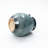 17.5'' H Gradient Blue Ceramic Round Vase