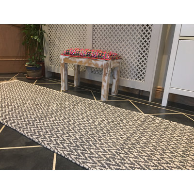 Eesa Chevron Hand Woven Area Rug