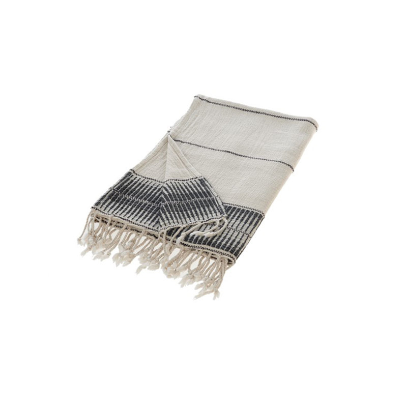 Serviette de plage Hakana, Noir