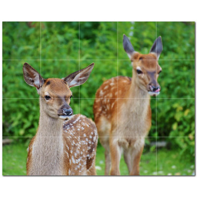 6'' x 6'' Satin Ceramic Decorative Mural