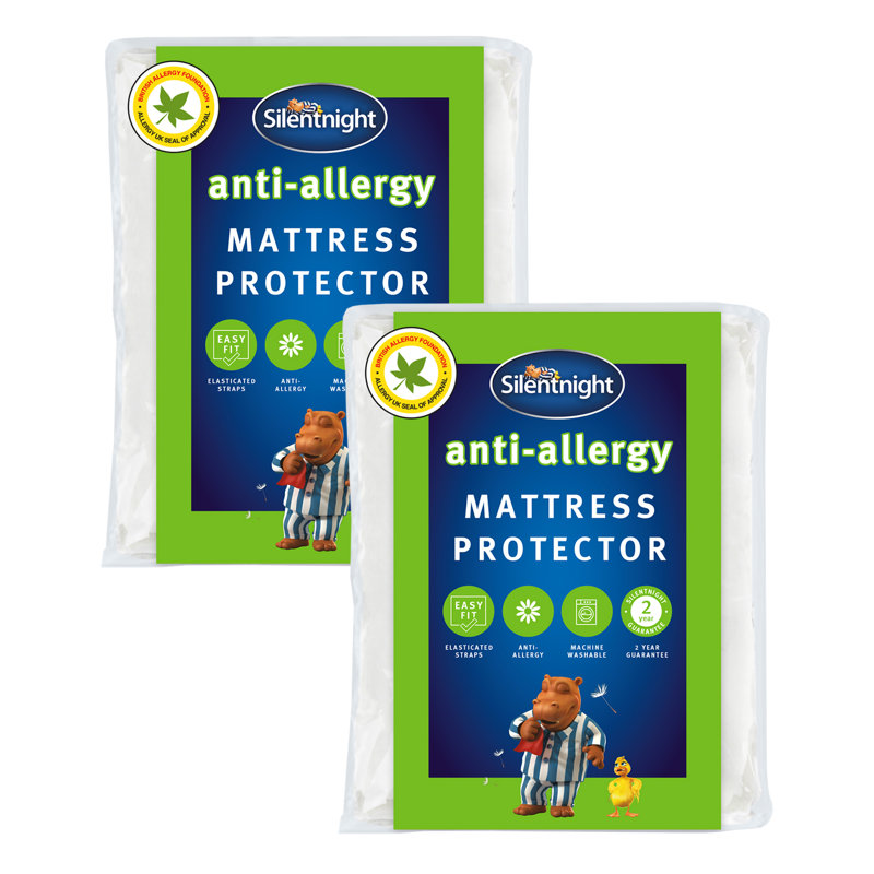 Silentnight Anti Allergy Easy Fit Mattress Protector, Super King (6')