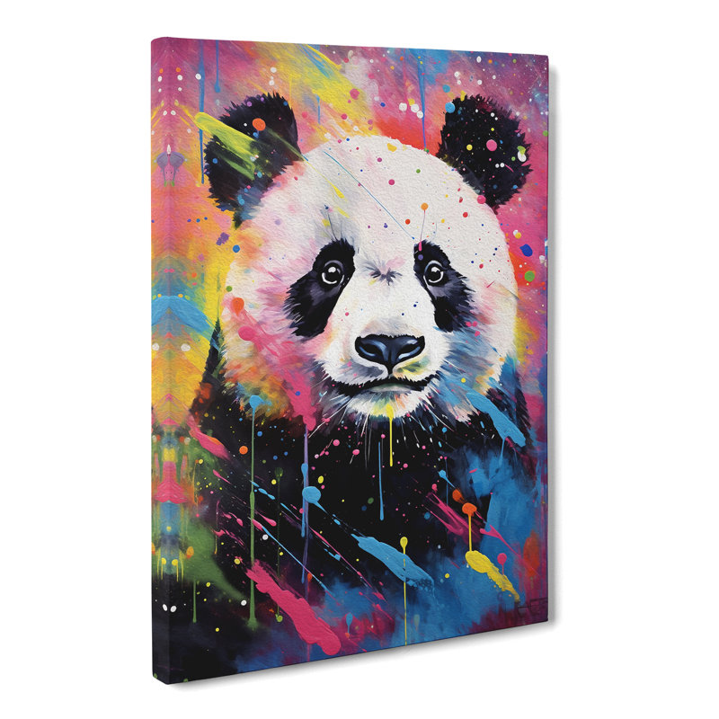 Panda Pop - Print, 50cm H x 35cm W x 3cm D